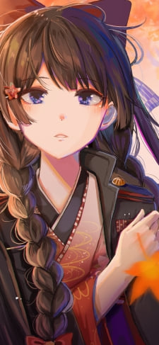 紅葉と綺麗な月ノ美兎 / にじさんじ / バーチャルYouTuber / VtuberのiPhone / スマホ壁紙
