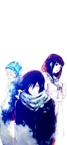 ノラガミ 夜ト 雪音 ヒヨリ・イキのiPhone / スマホ壁紙