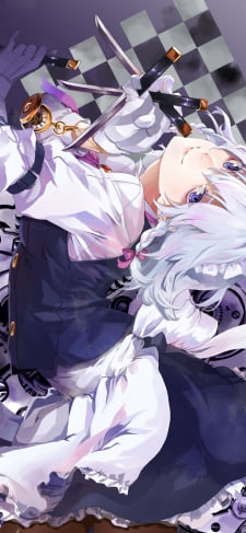 沢山の小刀を持つ十六夜咲夜 / 東方のiPhone / スマホ壁紙