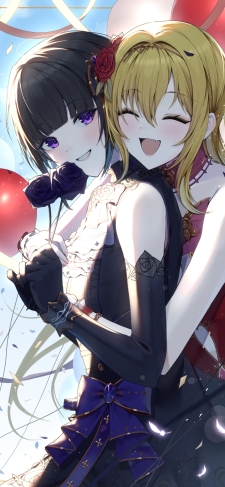 イチャつく白雪千夜 / 黒埼ちとせ / アイドルマスターシンデレラガールズのiPhone / スマホ壁紙