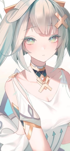真っ直ぐこちらを見つめる綺麗なファルザン / 原神のiPhone / スマホ壁紙