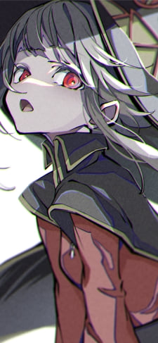 こちらを見つめるめぐみん / 赤い瞳 / ラフスケッチ / このすば / この素晴らしい世界に祝福を!のiPhone / スマホ壁紙