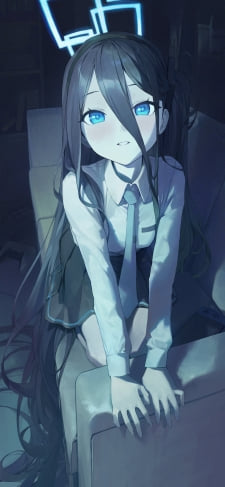 ソファに手をつき笑う天童アリス (てんどうありす) / ブルアカ / ブルーアーカイブのiPhone / スマホ壁紙