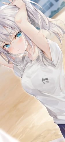 髪を結わいている体操服を着た可愛いアリサ・ミハイロヴナ・九条 / 時々ボソッとロシア語でデレる隣のアーリャさん / ライトノベルのiPhone / スマホ壁紙