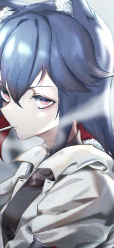タバコを吸いうつろな瞳のテキサス / アークナイツのiPhone / スマホ壁紙