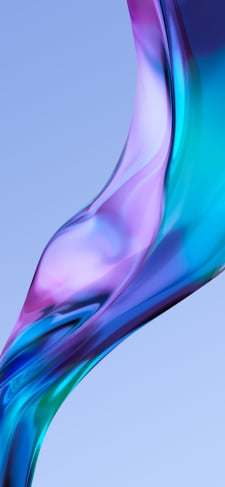 青と紫の液状の背景のiPhone / スマホ壁紙