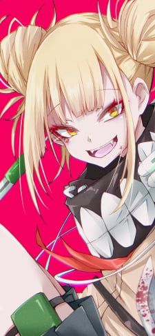 笑顔のトガヒミコ / ポップなイラスト / 僕のヒーローアカデミアのiPhone / スマホ壁紙