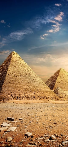 ギザの大ピラミッド / メンフィス / エジプトのiPhone / スマホ壁紙
