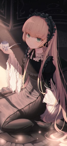 黒の洋服を着たヴィクトリカ・ド・ブロワ / ゴシックのiPhone / スマホ壁紙
