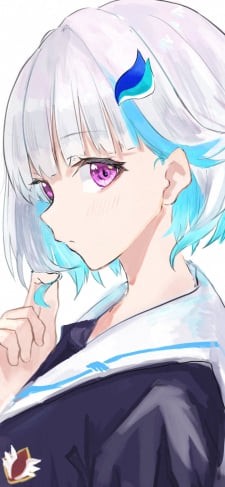 右手で髪をいじるリゼ・ヘルエスタ / にじさんじ / バーチャルYouTuber / VtuberのiPhone / スマホ壁紙