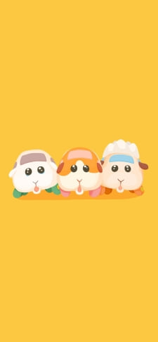PUI PUI モルカーのiPhone / スマホ壁紙
