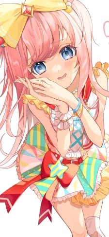 お願いポーズをする可愛いアグネスデジタル / ウマ娘プリティーダービーのiPhone / スマホ壁紙