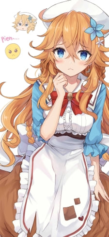 ぴえんしてる御伽原江良（おとぎばら えら） / にじさんじ / バーチャルYouTuber / VtuberのiPhone / スマホ壁紙