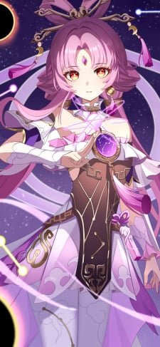 宇宙で魔法を詠唱する符玄 / 崩壊:スターレイルのiPhone / スマホ壁紙