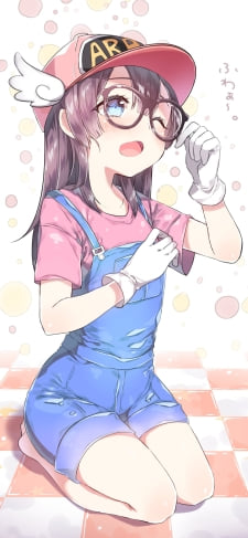 寝起きの則巻アラレ / Dr.スランプのiPhone / スマホ壁紙