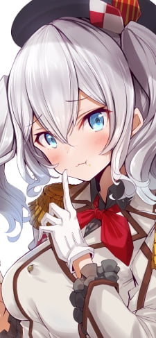 タマゴのサンドウィッチを持つ可愛い鹿島 / 艦これ / 艦隊これくしょんのiPhone / スマホ壁紙