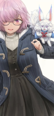 リアリスティックなマシュ・キリエライトとフォウ / fate/grand orderのiPhone / スマホ壁紙