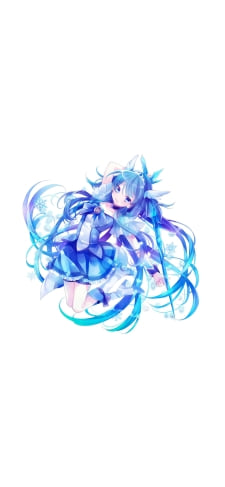 氷の剣を振るう青木れいか / キュアビューティ / スマイルプリキュア!のiPhone / スマホ壁紙