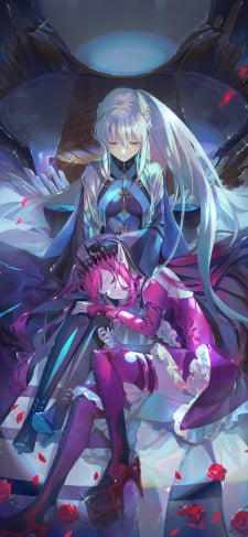 モルガンの膝枕で眠るバーヴァン・シー / fate/grand orderのiPhone / スマホ壁紙