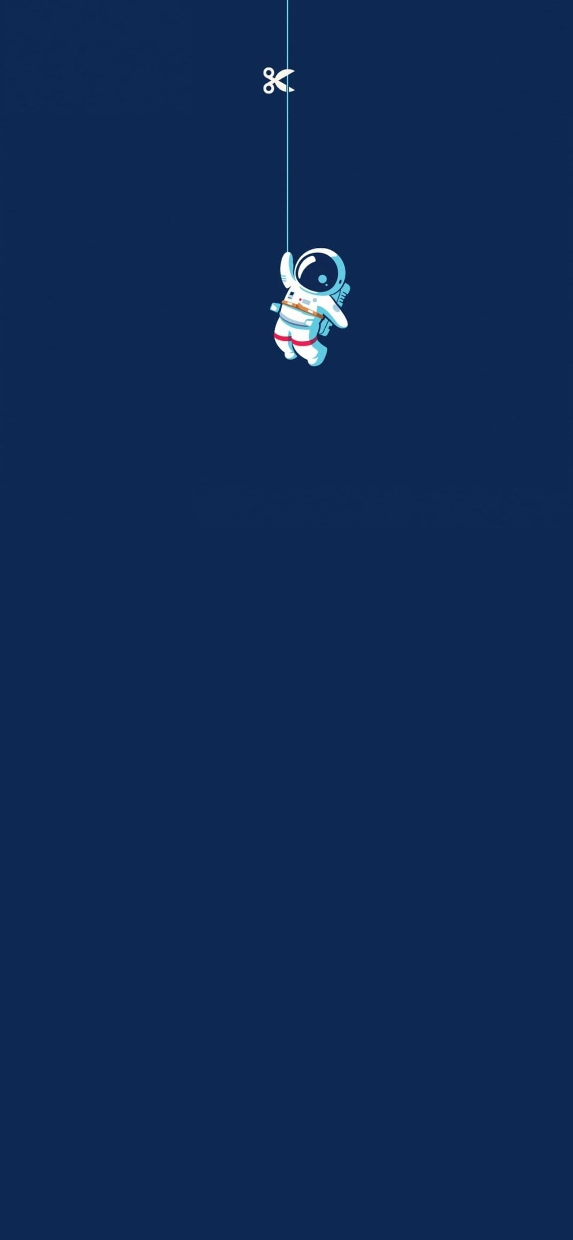 危機一髪の宇宙飛行士 宇宙遊泳の1170 x 2532 / スマホ壁紙