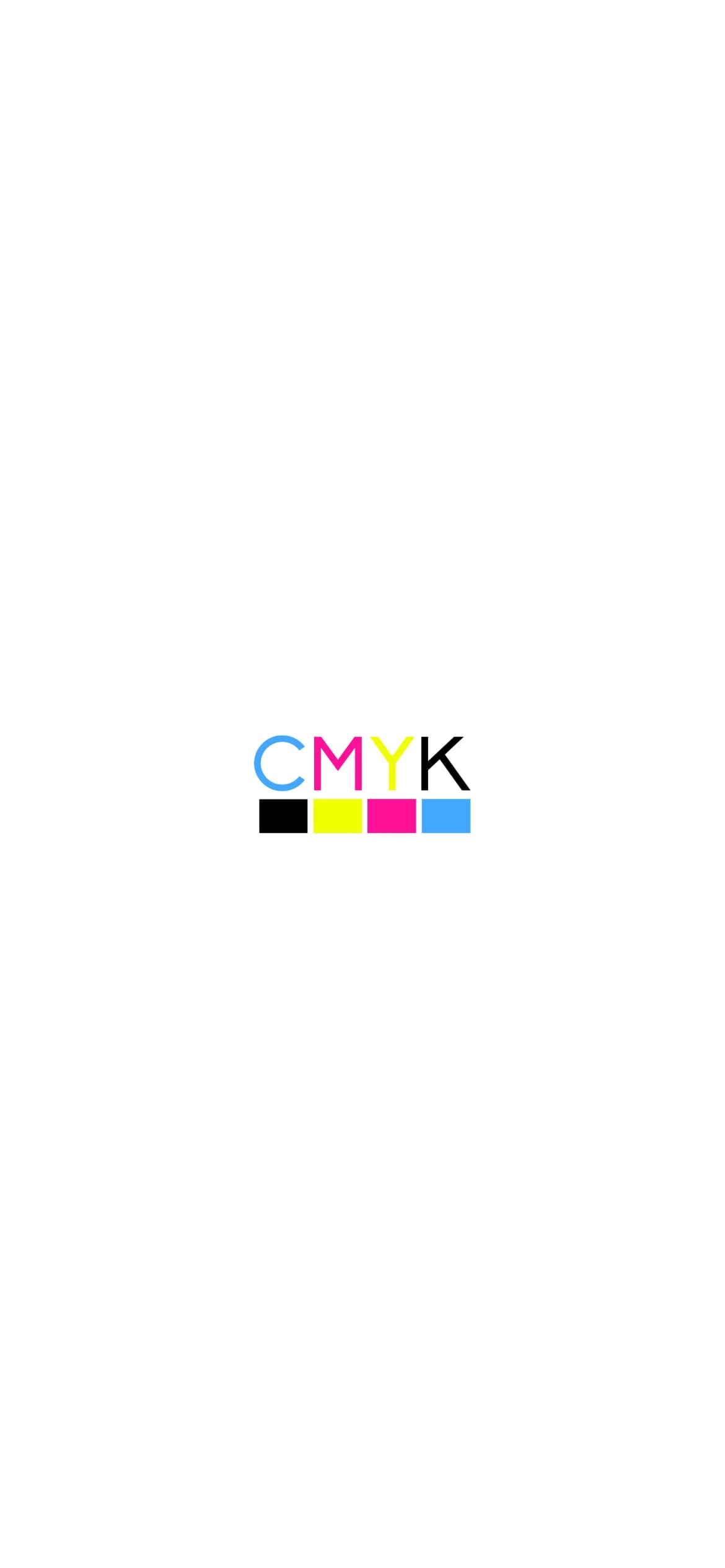 CMYKの1170 x 2532 / スマホ壁紙
