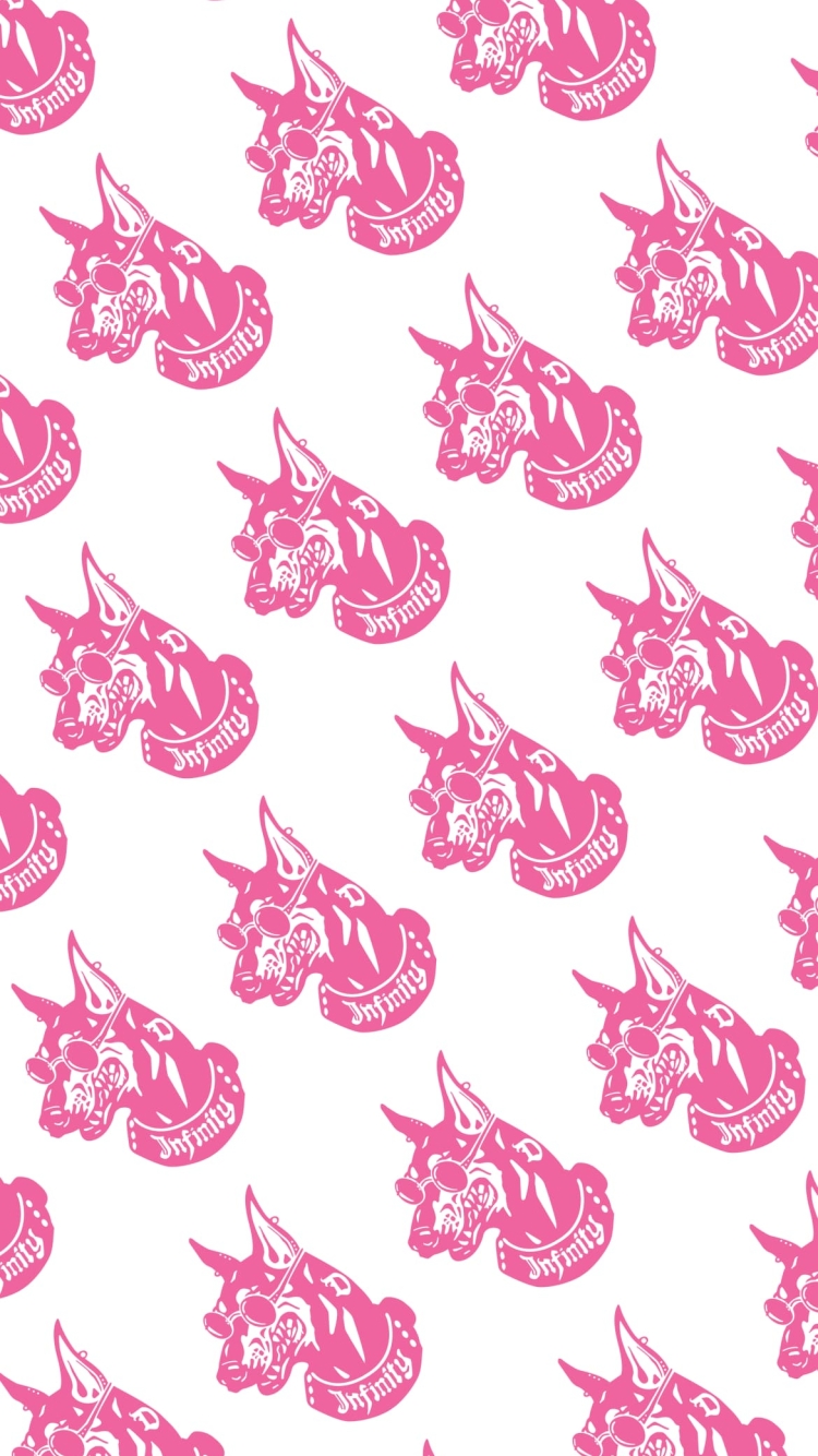 DOBERMAN INFINITY ピンクの750 x 1334 / スマホ壁紙