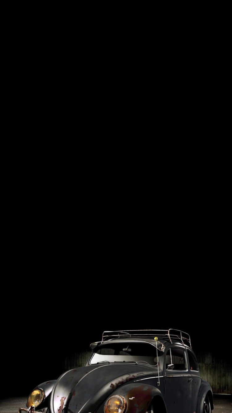 錆びついたフォルクスワーゲン・ビートルの750 x 1334 / スマホ壁紙