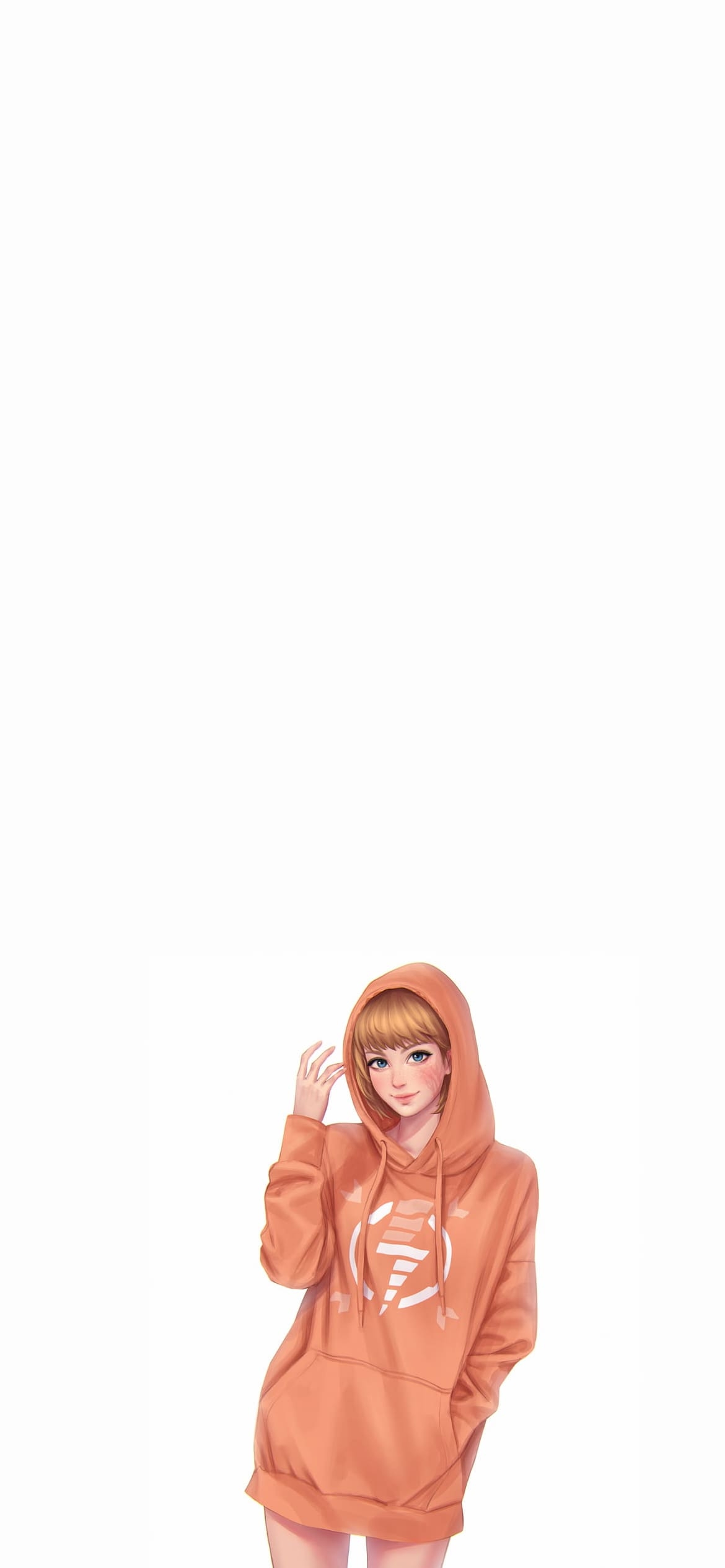 APEX ピンクのパーカーを着たワットソンの1170 x 2532 / スマホ壁紙