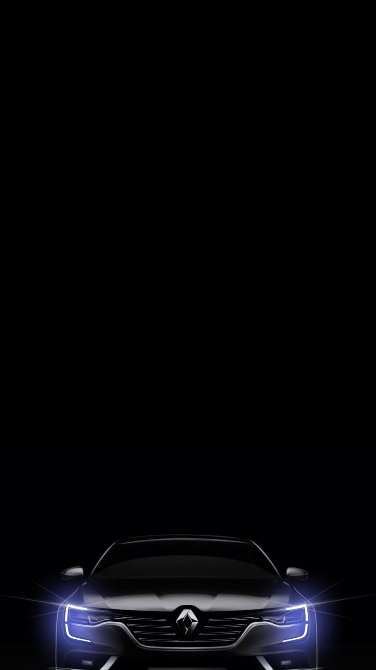 かっこいい黒のルノー 車の750 x 1334 / スマホ壁紙