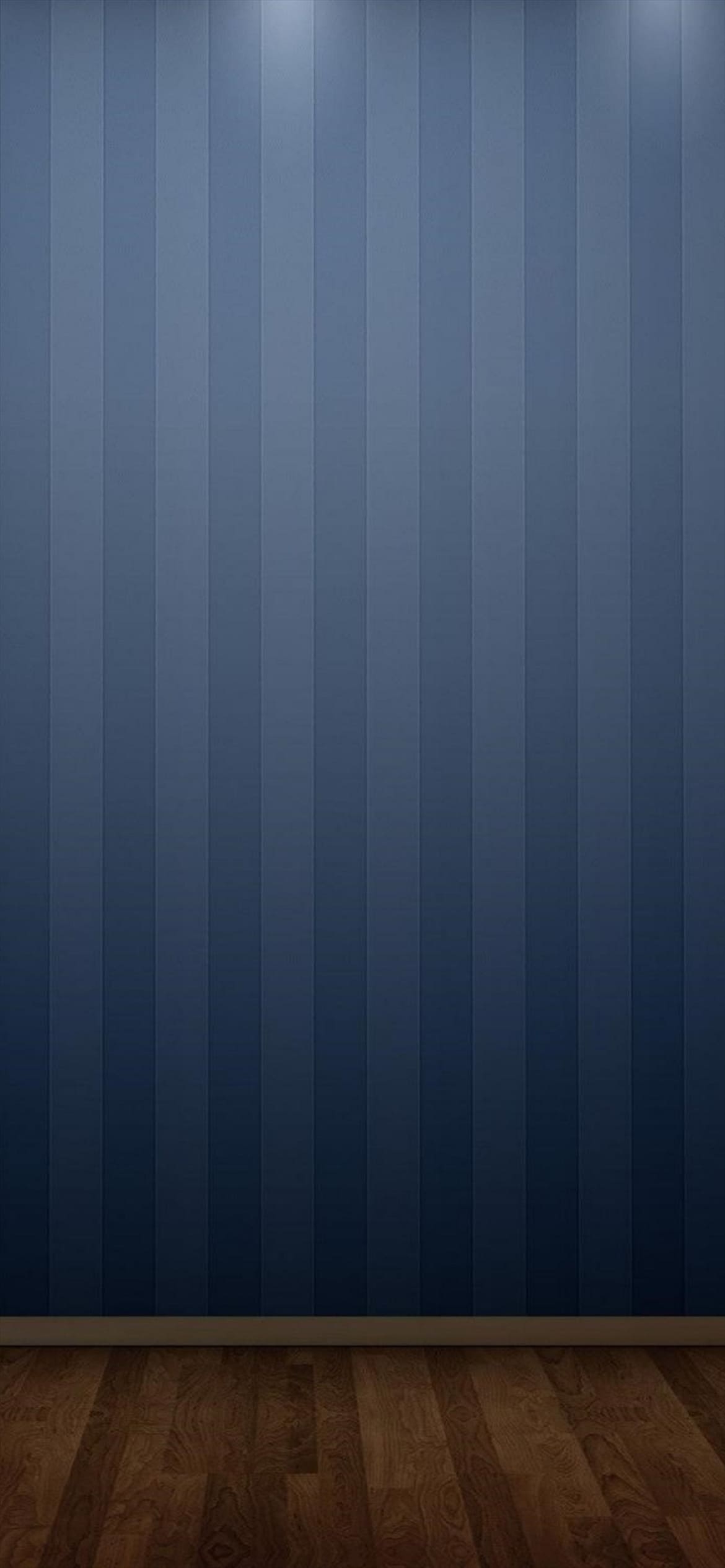青のストライプ ウッドフロアーの1170 x 2532 / スマホ壁紙