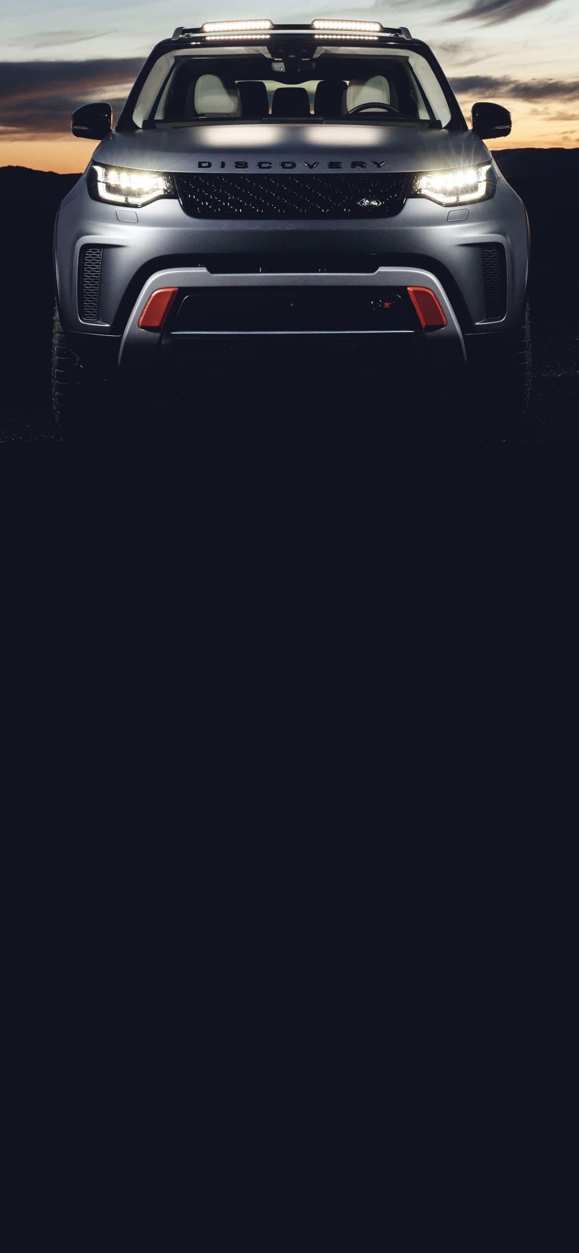 ランドローバー・ディスカバリーSVXの1170 x 2532 / スマホ壁紙