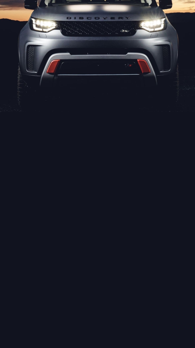 ランドローバー・ディスカバリーSVXの750 x 1334 / スマホ壁紙