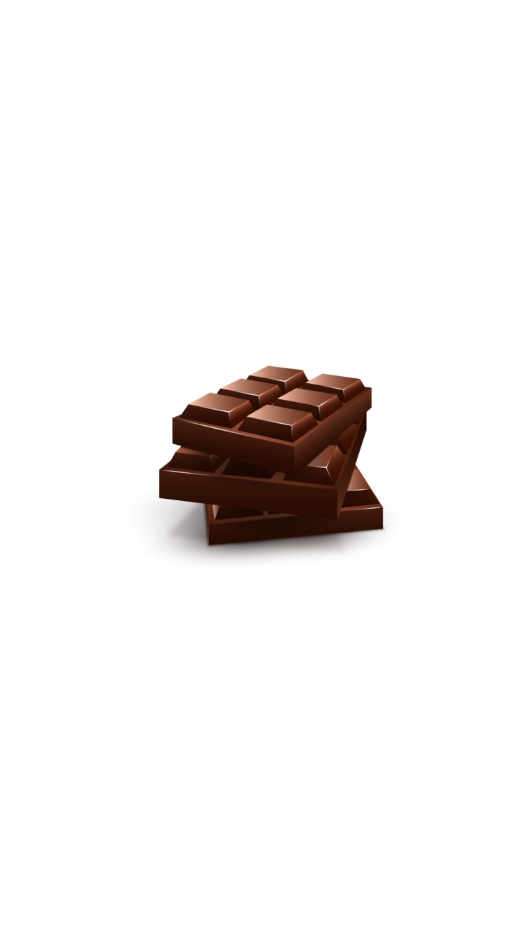 板チョコの750 x 1334 / スマホ壁紙