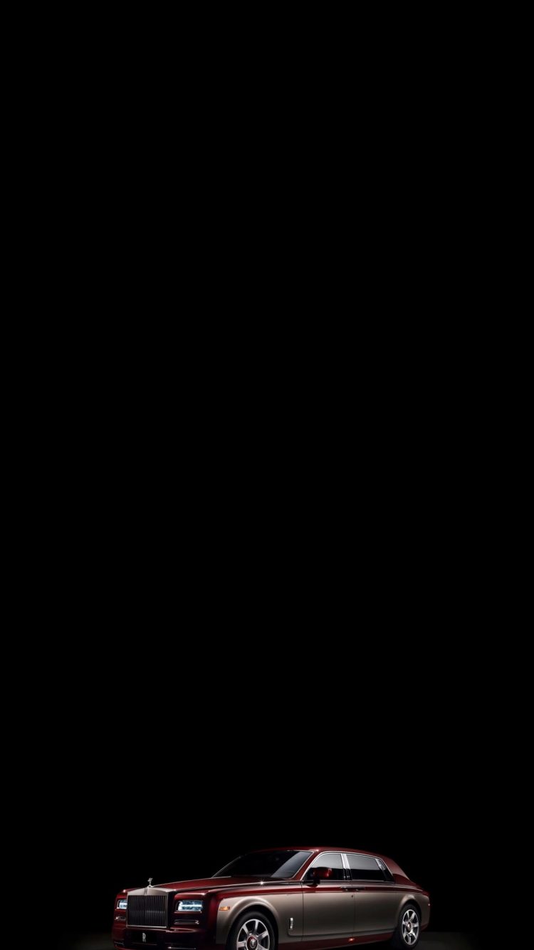 赤いロールス・ロイス ファントムの750 x 1334 / スマホ壁紙