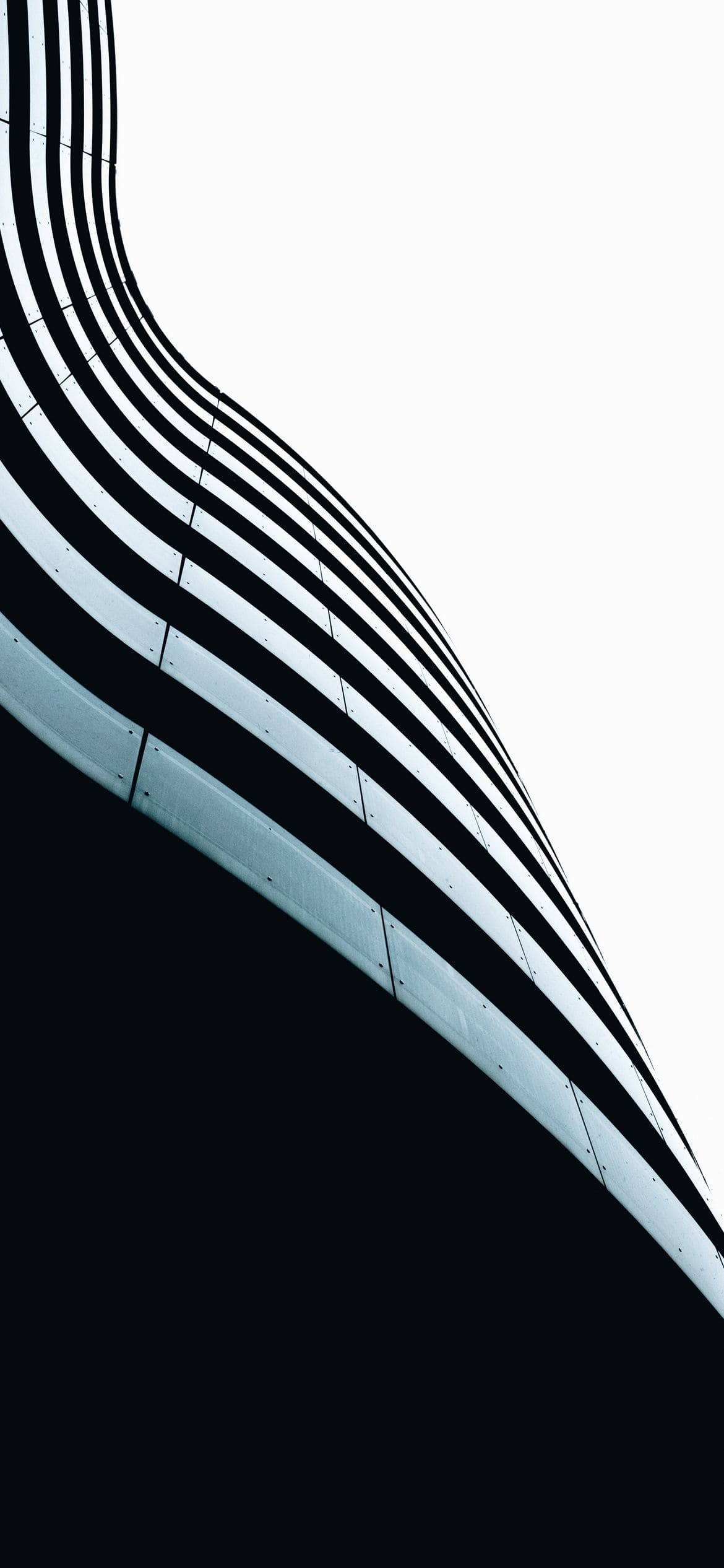 曲線的な建物の1170 x 2532 / スマホ壁紙