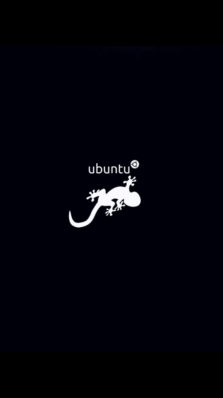 ubuntu トカゲの750 x 1334 / スマホ壁紙