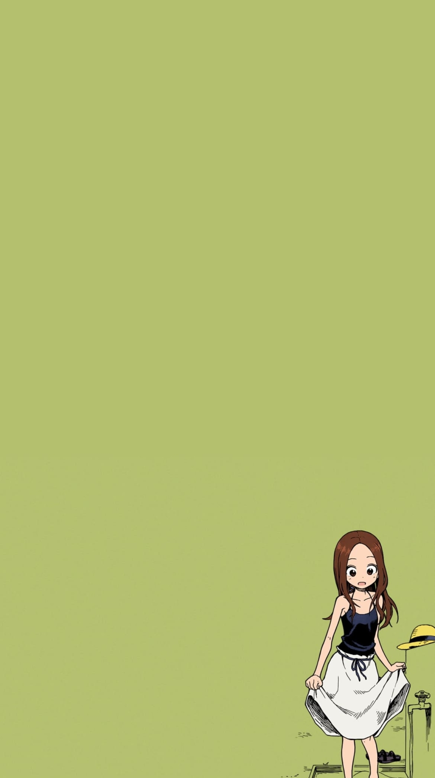 からかい上手の高木さん ファンアートの890 x 1590 / スマホ壁紙