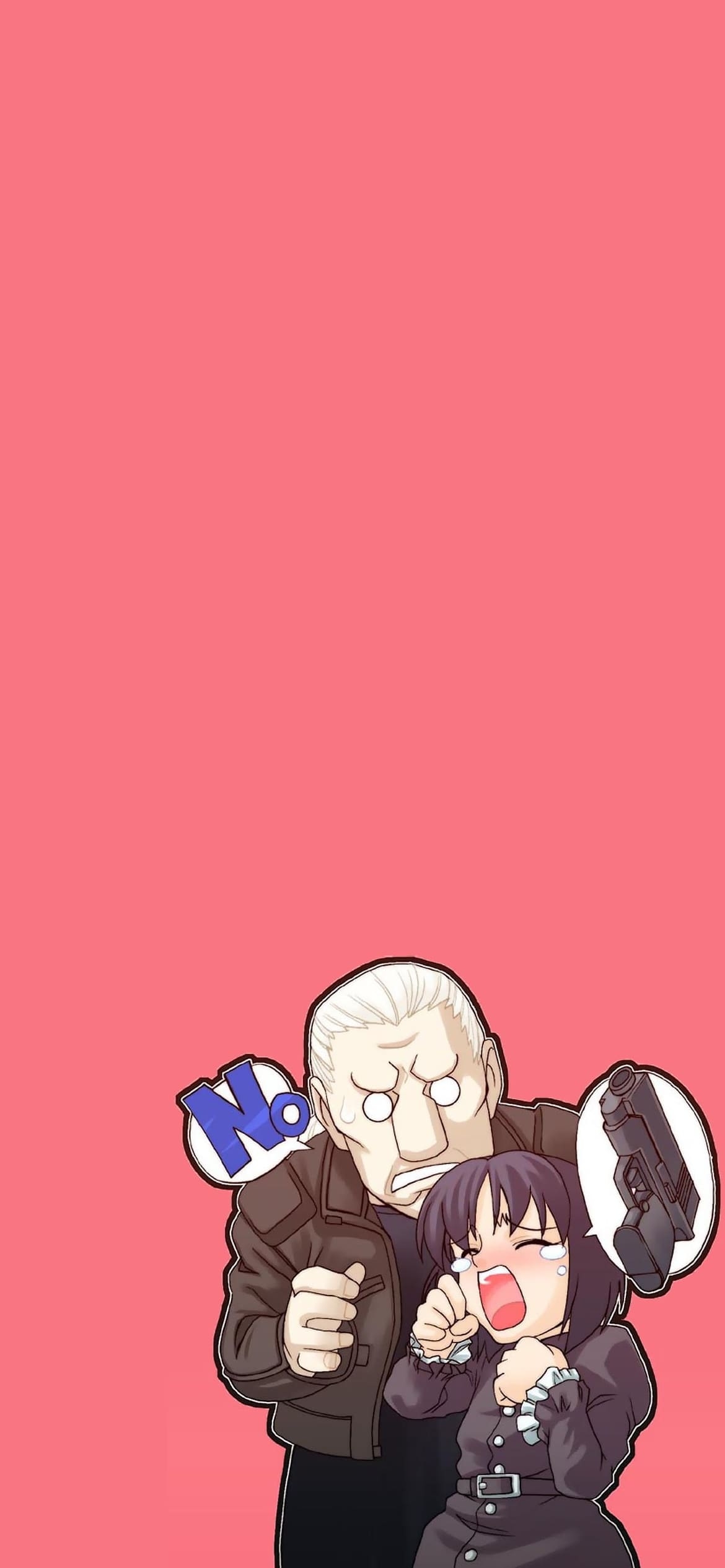 攻殻機動隊 草薙素子 バトーの1170 x 2532 / スマホ壁紙