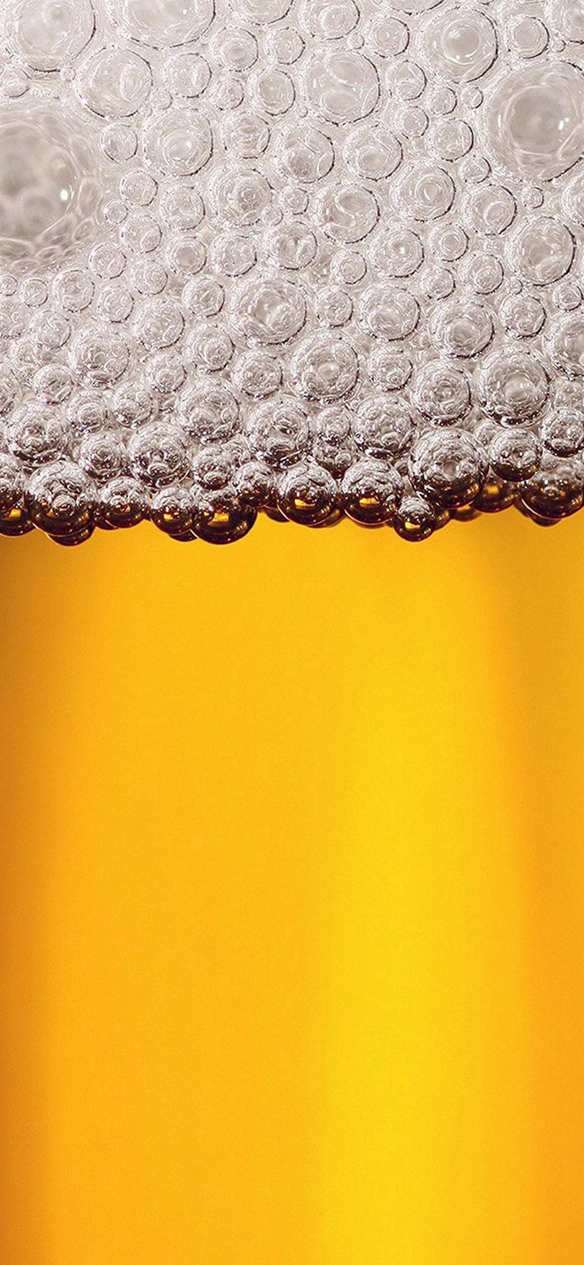ビールの泡の1170 x 2532 / スマホ壁紙