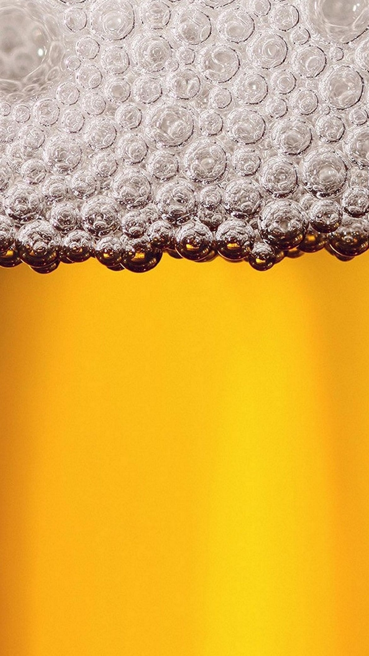 ビールの泡の750 x 1334 / スマホ壁紙