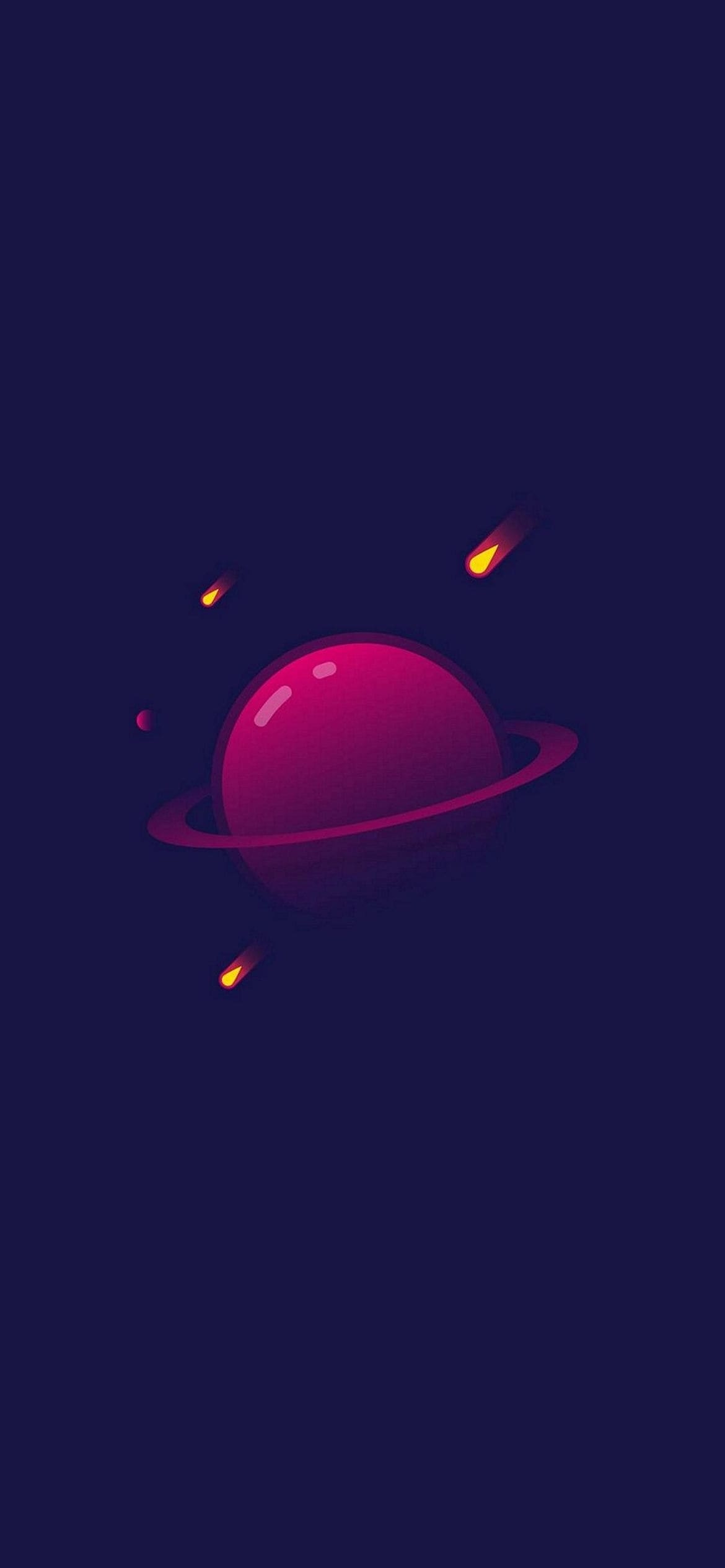 赤い惑星 炎の1170 x 2532 / スマホ壁紙