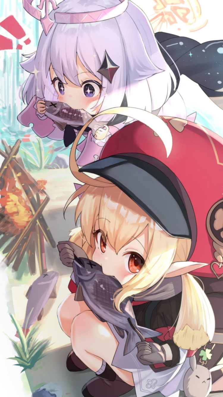 原神 かわいいクレー パイモンの750 x 1334 / スマホ壁紙