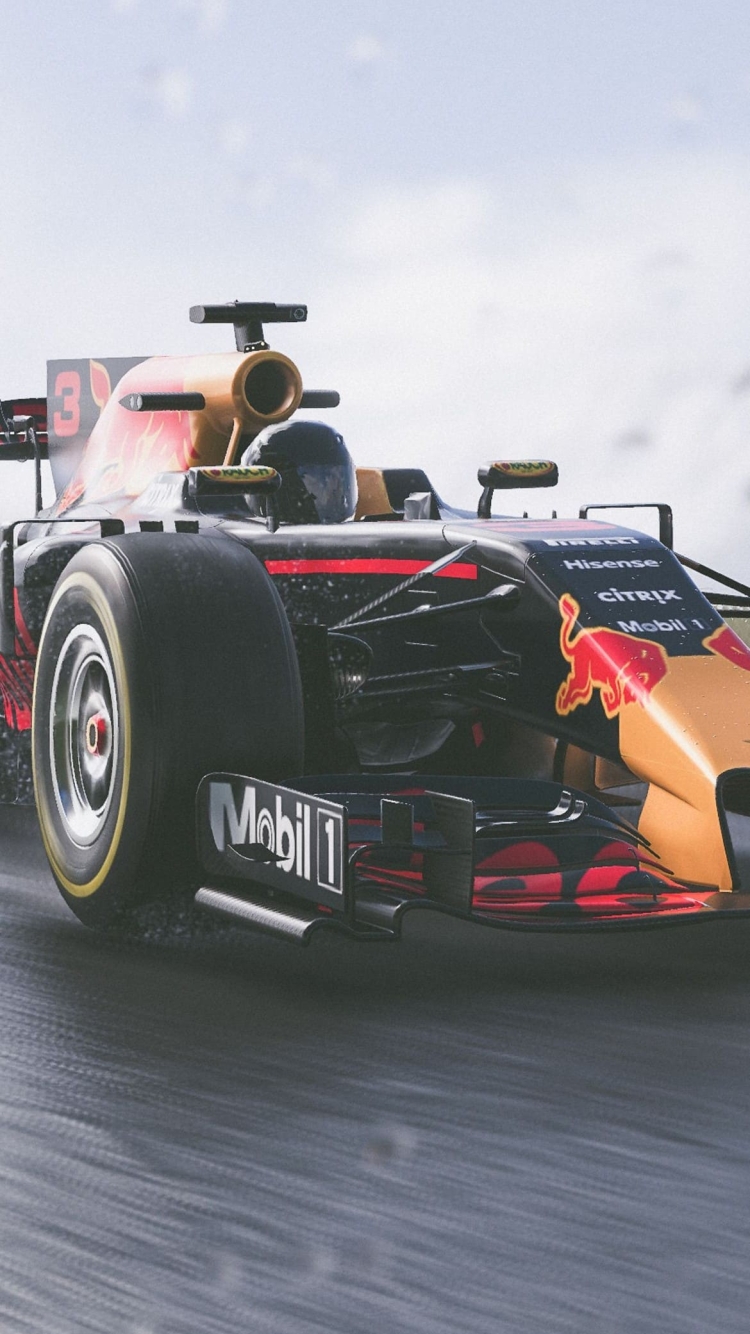 レッドブル F1 車の750 x 1334 / スマホ壁紙