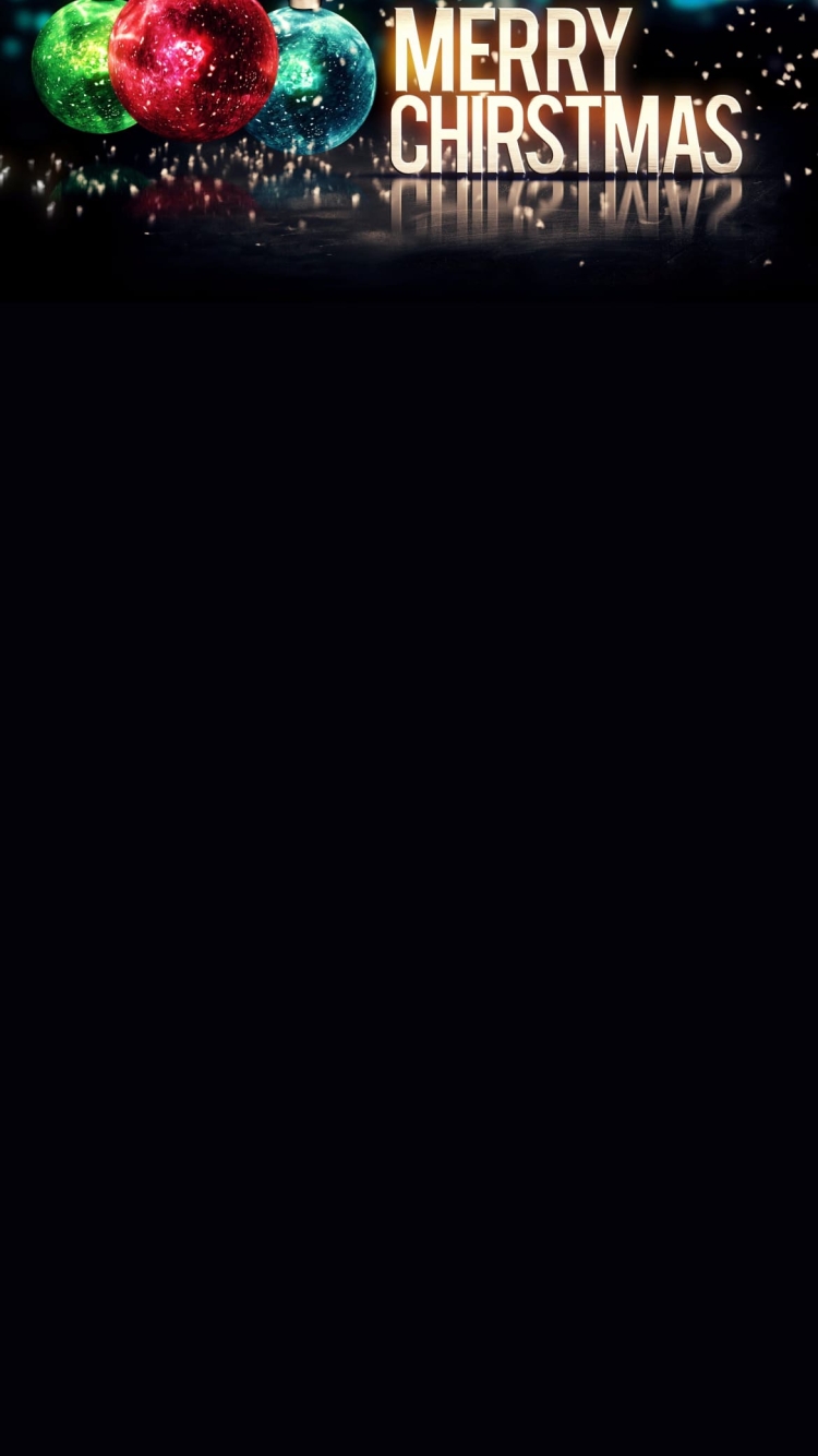 メリークリスマス MERRY CHIRSTMASの750 x 1334 / スマホ壁紙