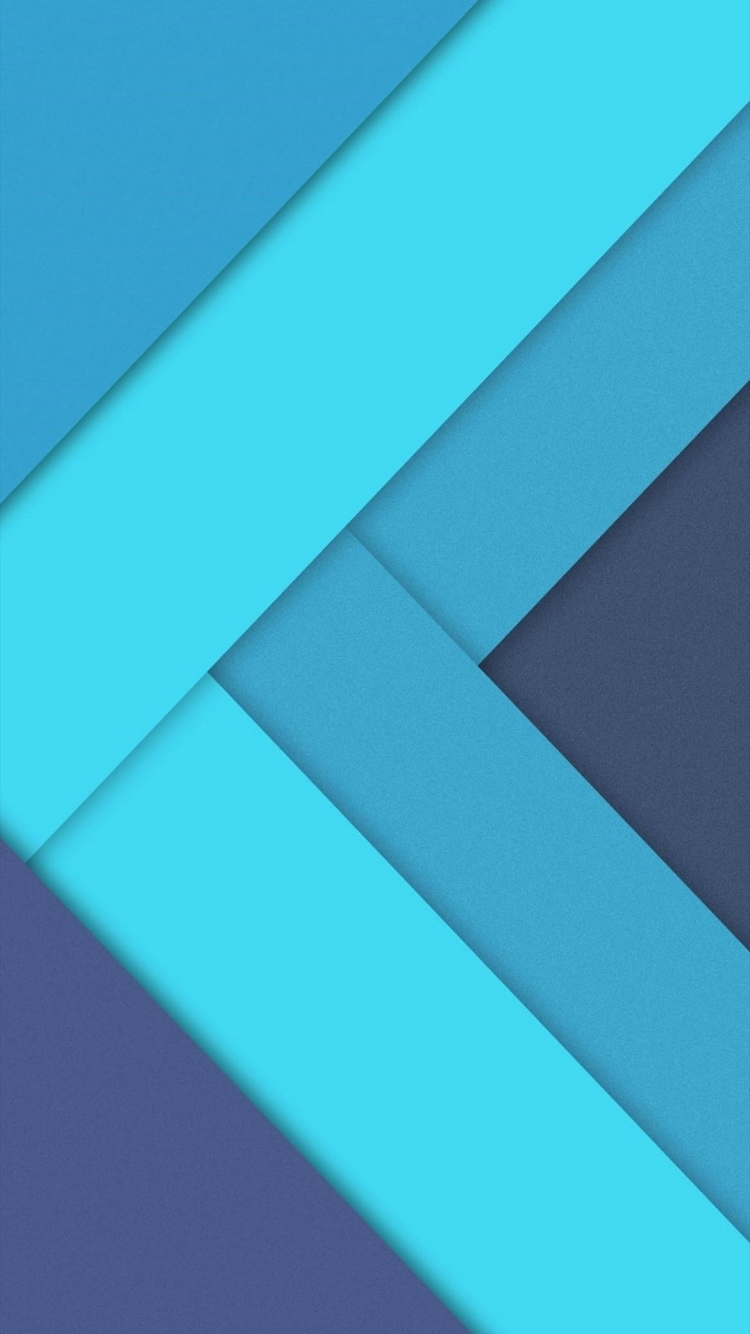 水色 ブルーのラインの750 x 1334 / スマホ壁紙