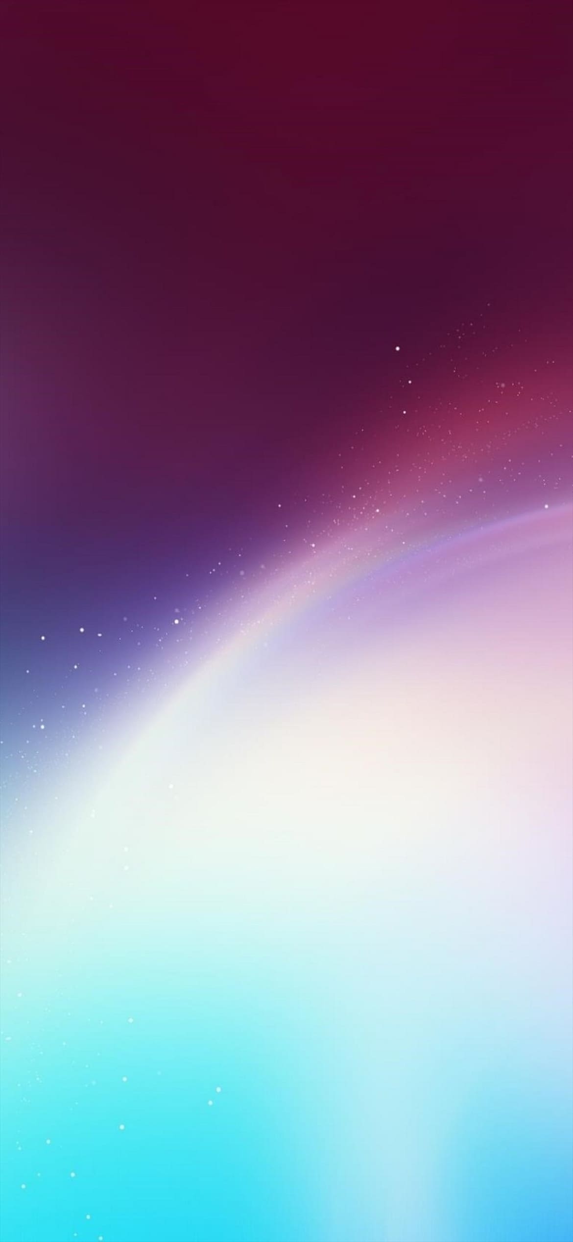 紫と水色の宇宙の1170 x 2532 / スマホ壁紙