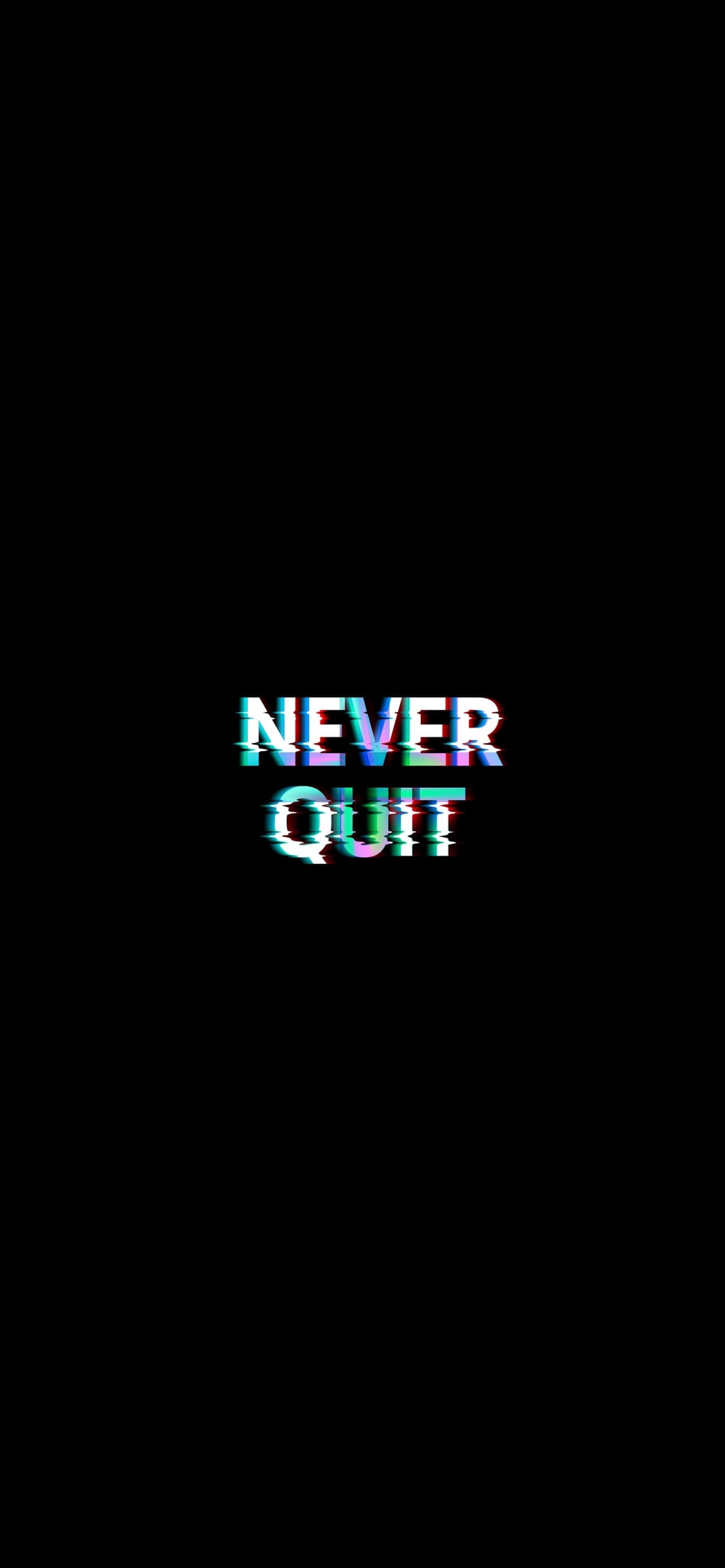 NEVER QUITの1170 x 2532 / スマホ壁紙