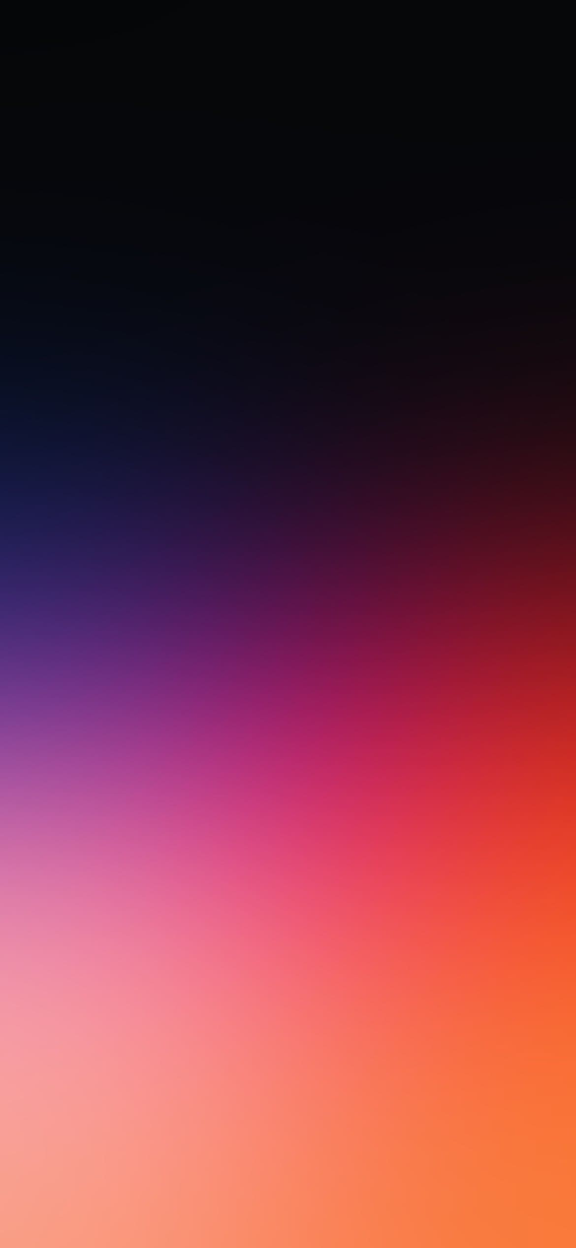 綺麗な紫・オレンジのグラデーションの1170 x 2532 / スマホ壁紙