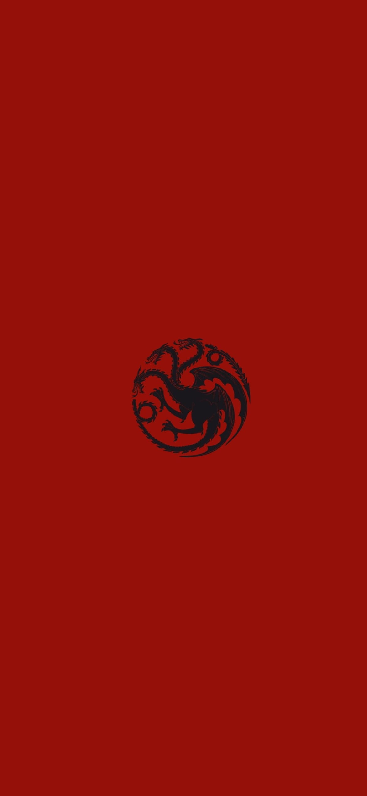 ゲーム・オブ・スローンズ 3匹の龍の紋章 ターガリエン家の1170 x 2532 / スマホ壁紙