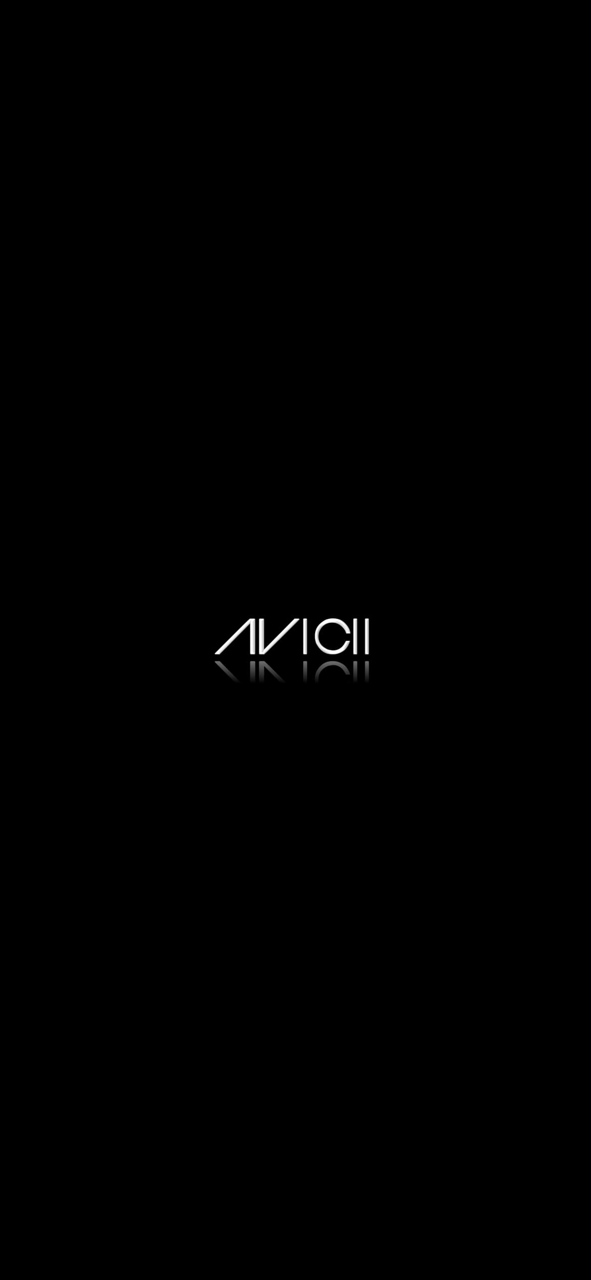 AVICII ロゴの1170 x 2532 / スマホ壁紙